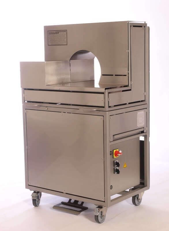 Machine à sauter de type moyen (automatique)  Équipement de traitement des  aliments - Ding-Han Machinery Co., Ltd.
