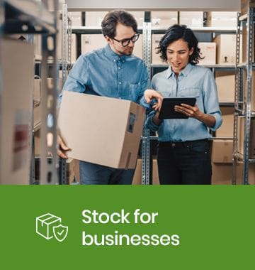 Business stock storage