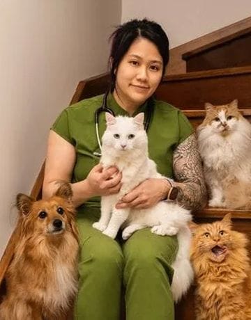 Dr Tiffany Wong, veterinarian at North Road Veterinary Centre