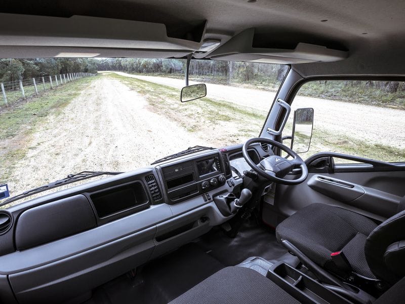 FUSO CANTER INTERRIOR BACK VIEW | Daimler Trucks Wagga & Albury
