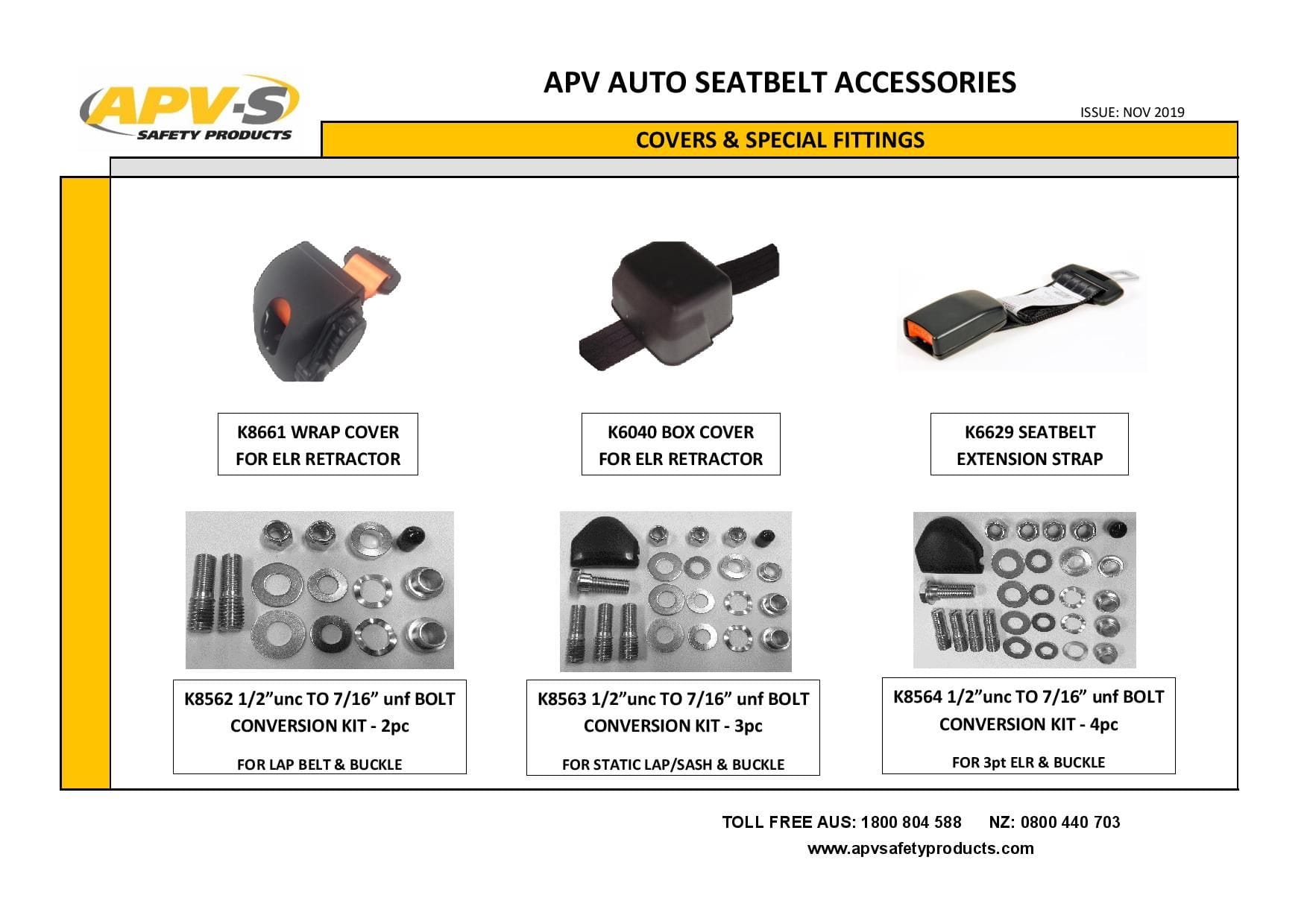 Fittings & Accessories | APV Safety Products