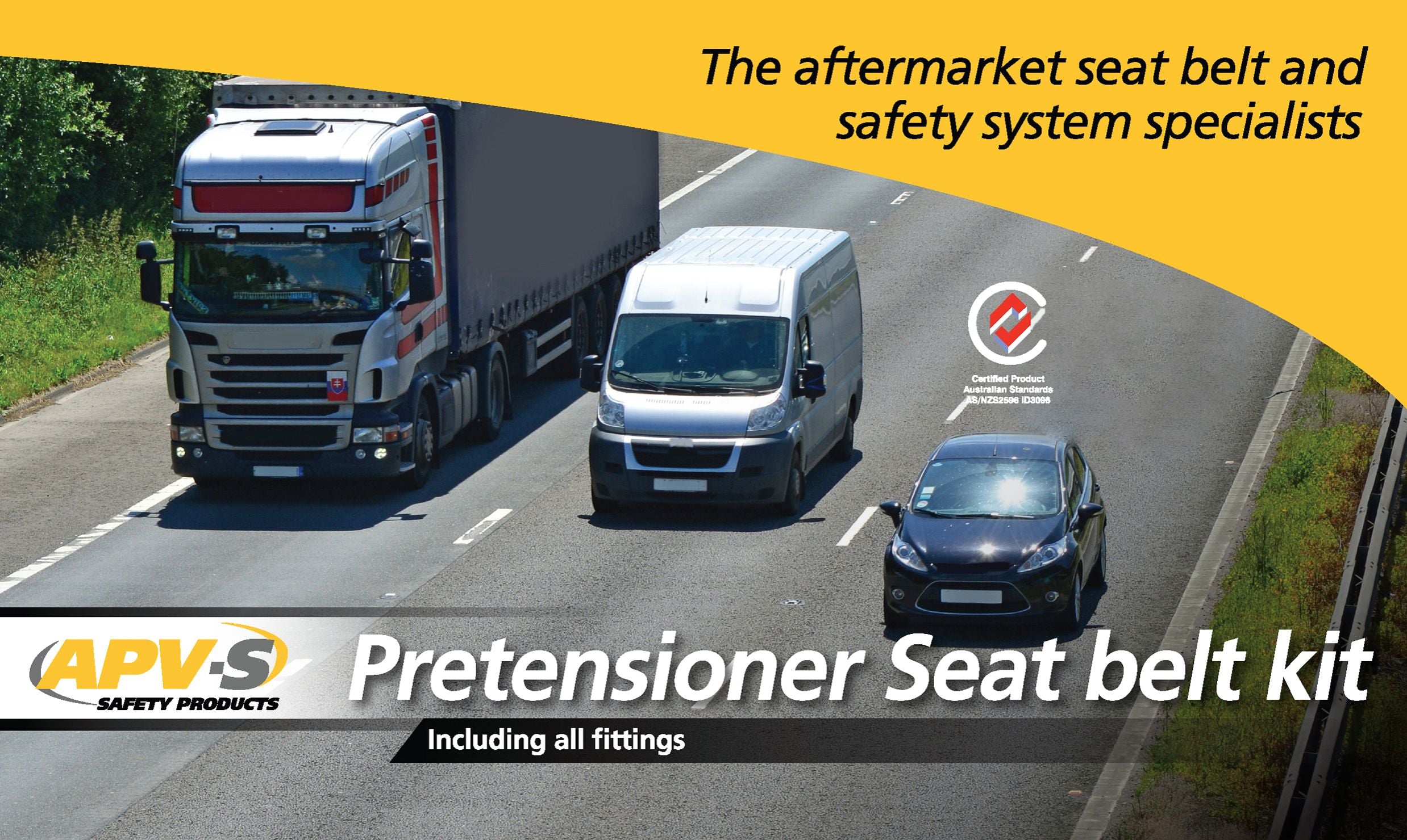 Seat belt kits for Vehicles fitted with front seat driver and passenger SRS Airbags Seat belt kits for Vehicles fitted with front seat driver and passenger SRS Airbags