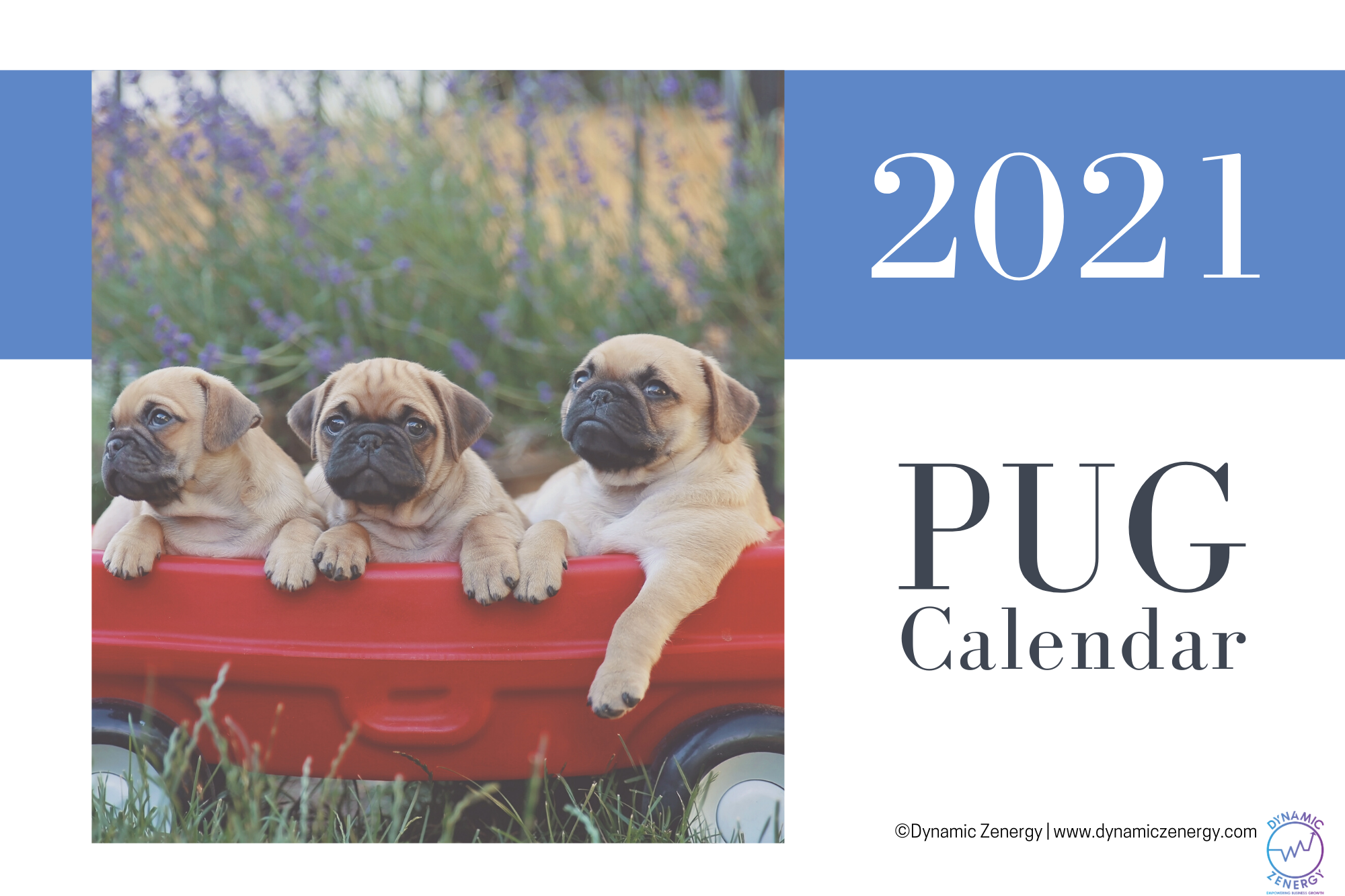 PUG 2021 calendar