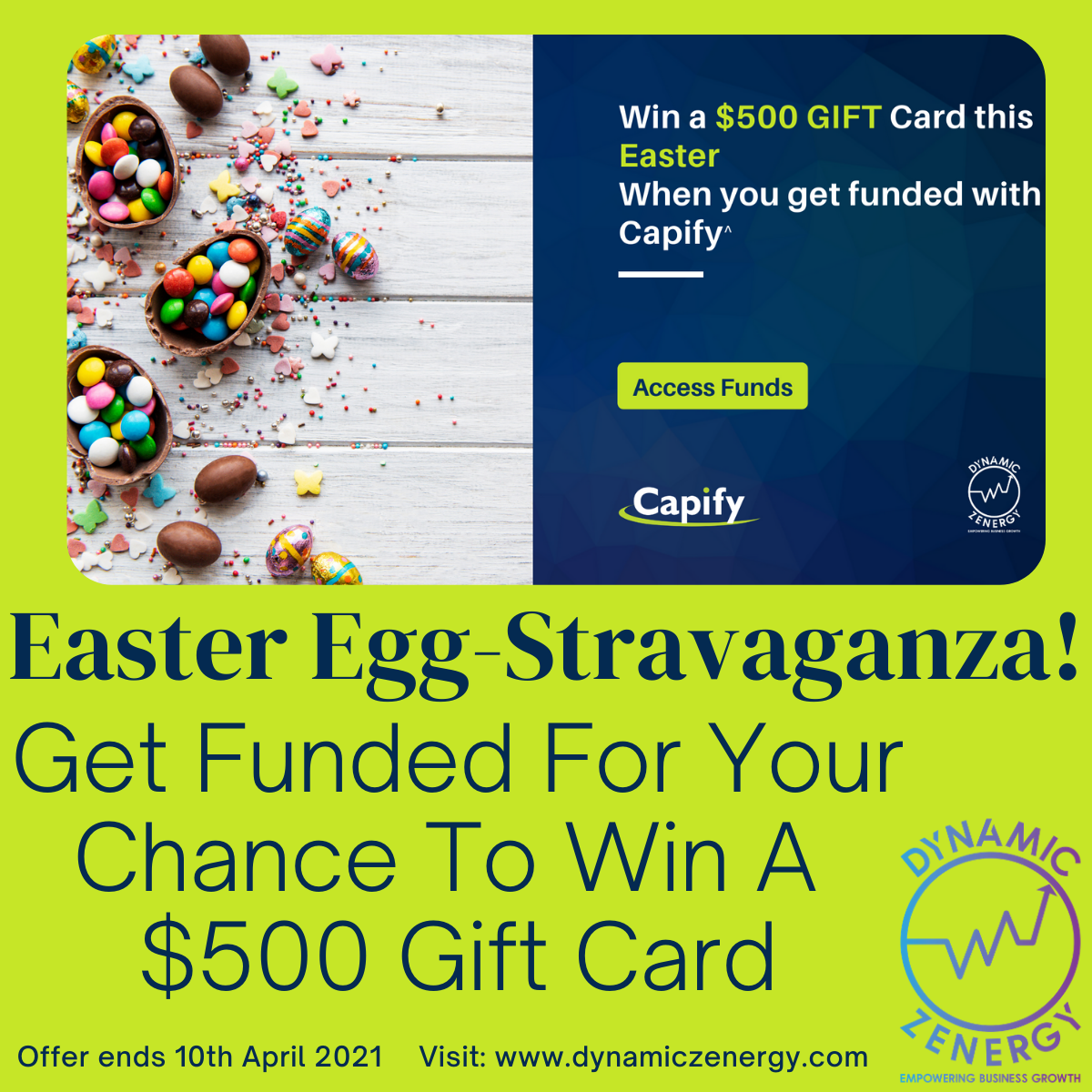 Capify $500 Gift Card Easter Promotion