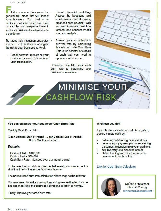 Minimise Your Cash Flow Risk Article