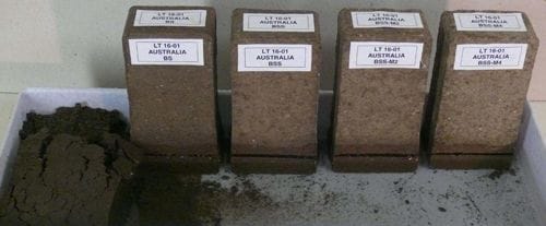 swiss soil test sample