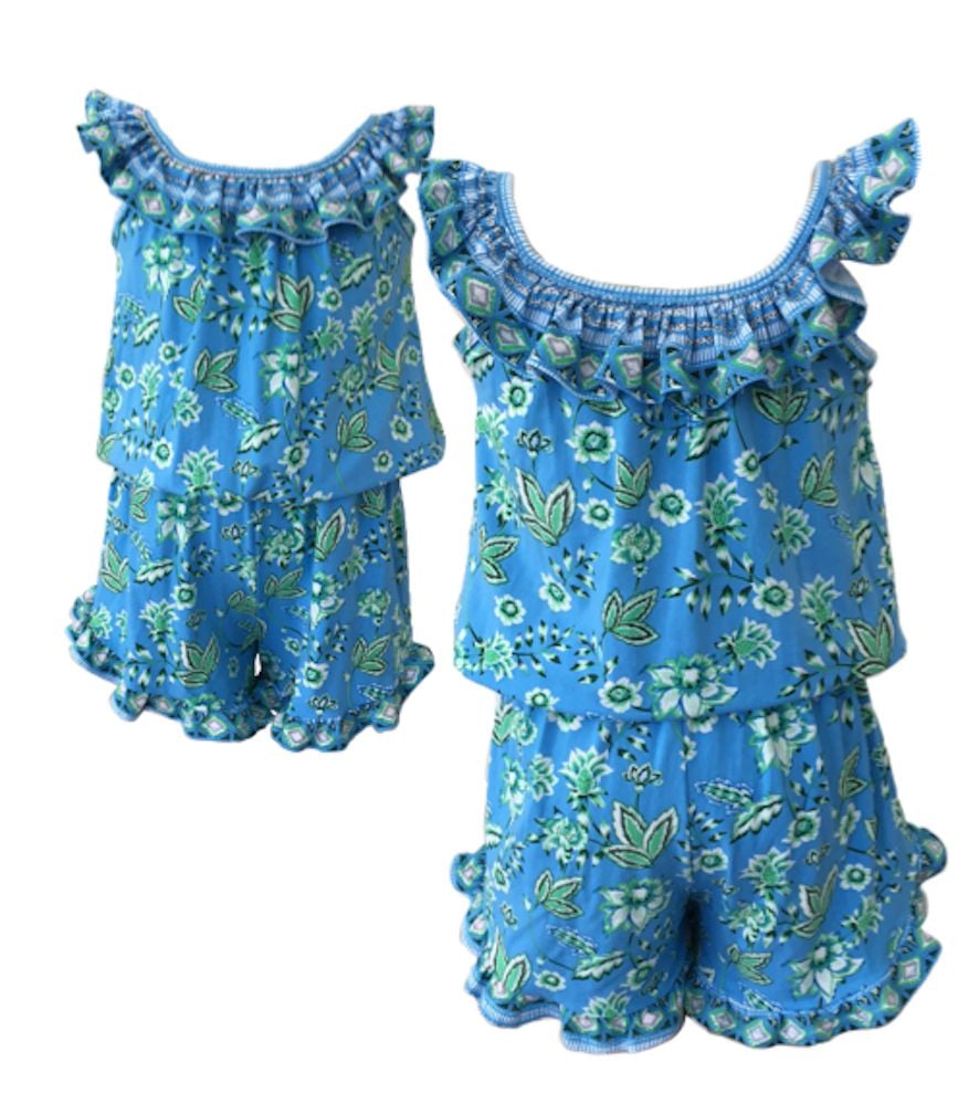 MiiLoveMu - Short Jumpsuit - Bloom