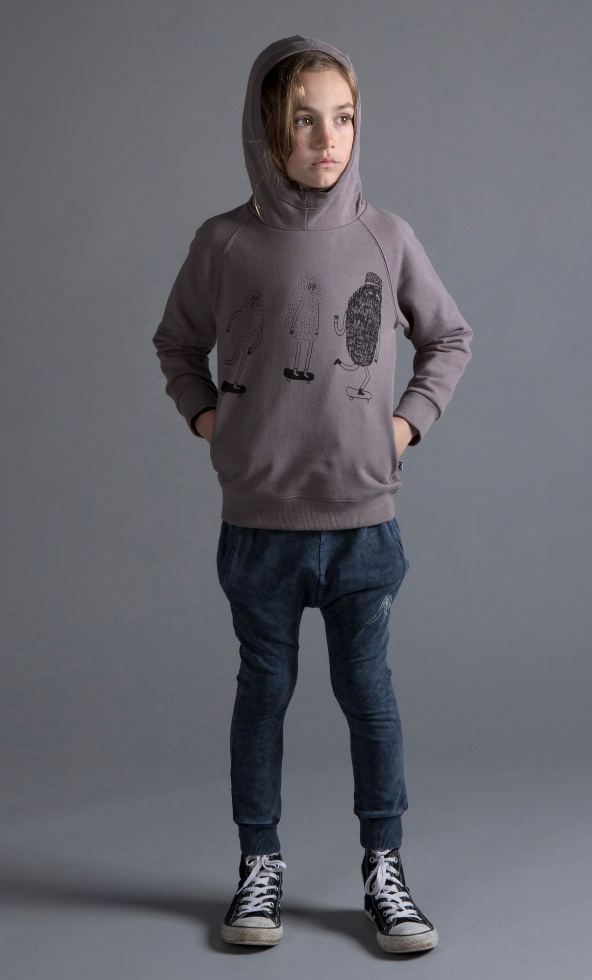 Minti - Skate Trio Furry Hoodie