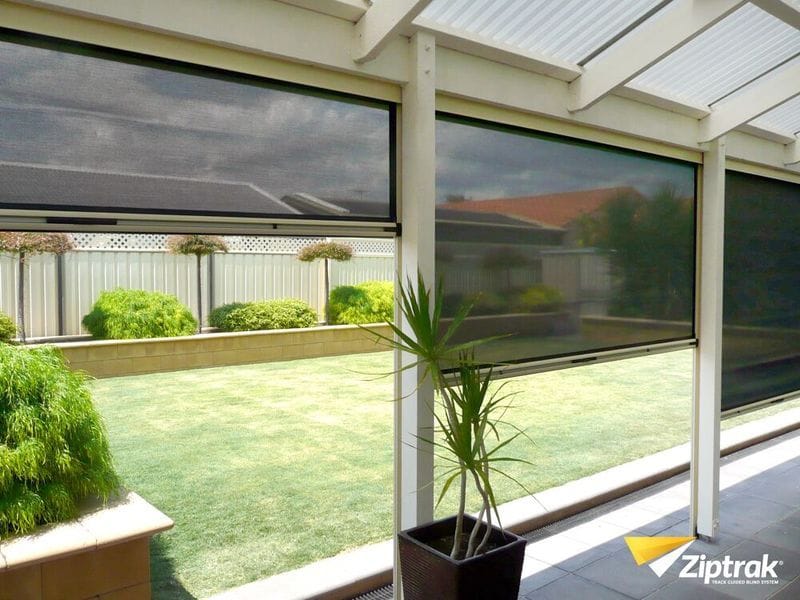 Custom Blinds Shutter World Gold Coast Ziptrak The Trusted Solution For Outdoor Protection