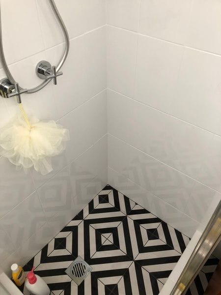 Bathroom after resurfacing