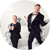Grant hosts ‘Dancing with the Stars’ Series 1 and the game show ‘Celebrity Name Game’ 5 nights per week Grant hosts ‘Dancing with the Stars’ Series 1 and the game show ‘Celebrity Name Game’ 5 nights per week