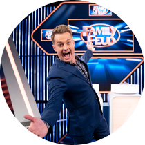 In 2020, Grant Denyer hosted the Family Feud reboot In 2020, Grant Denyer hosted the Family Feud reboot