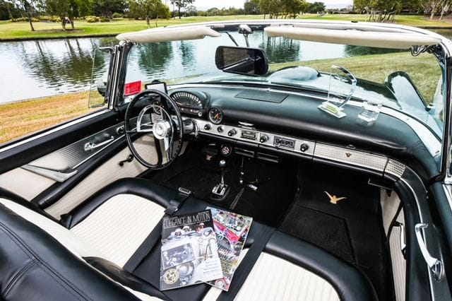 Interior of Thunderbird Classic Car Convertible Thunderbird Classic Car