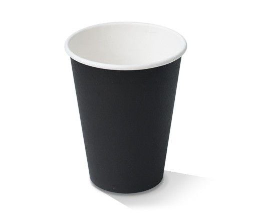 Budget Black P.E Lined Hot Cups