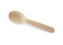 10cm Wood Teaspoon.