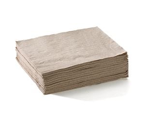 2 Ply 1/4 Fold Natural Lunch Bionapkin