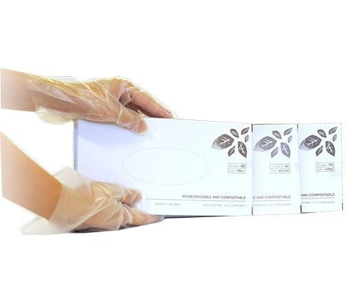Compostable disposable Gloves Medium