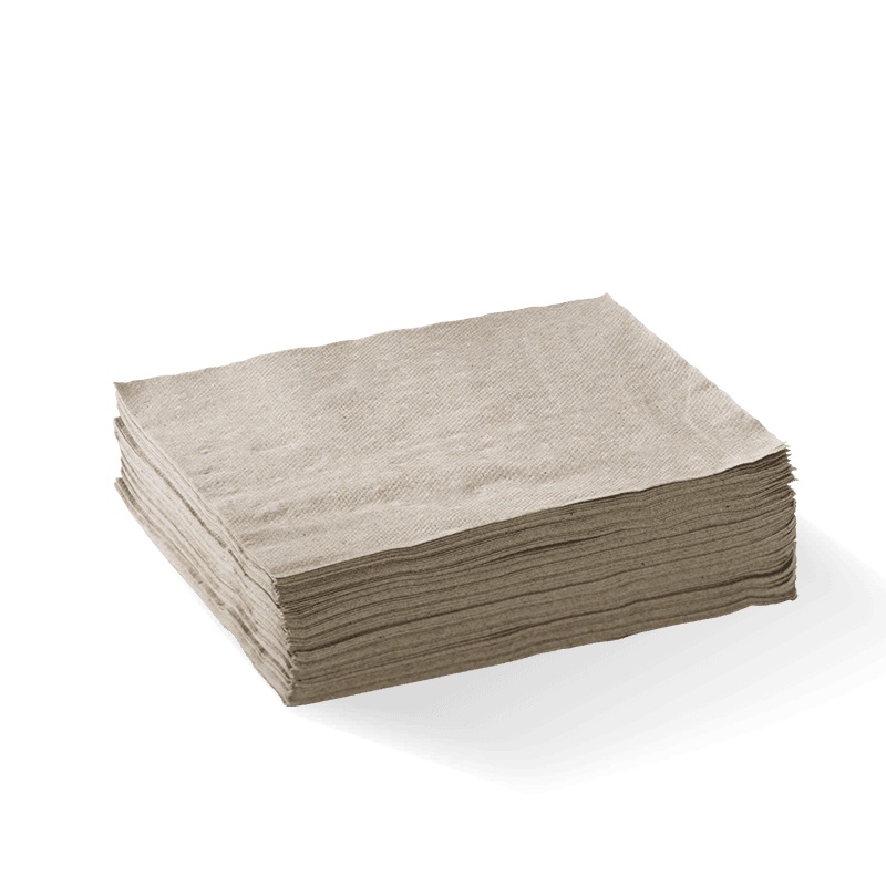 1 Ply 1/4 Fold Natural Lunch Bionapkin