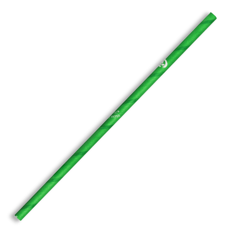 6mm Regular Green Biostraw