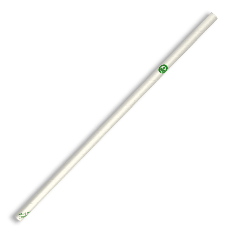 6mm Regular White Biostraw