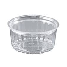 8oz Flat Hinged Lid Shobowl