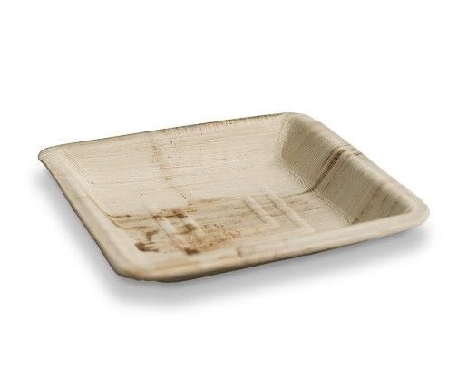 Square Palm Leaf Plate- Small
