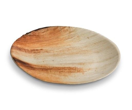 Palm Leaf Round Plate- 9 inch