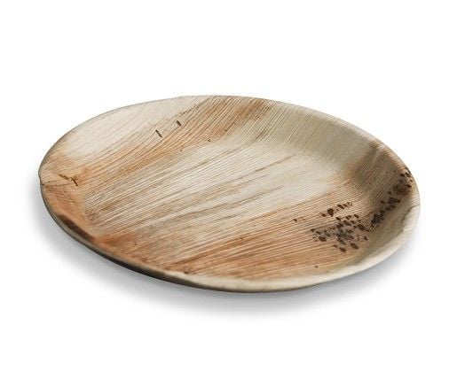 Palm Leaf Round Plate- 10 inch