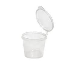 1oz PP Hinged Lid Portion Cup