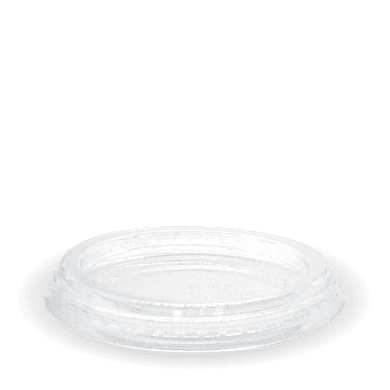 60-280ml Biocup Flat Lid- No Hole