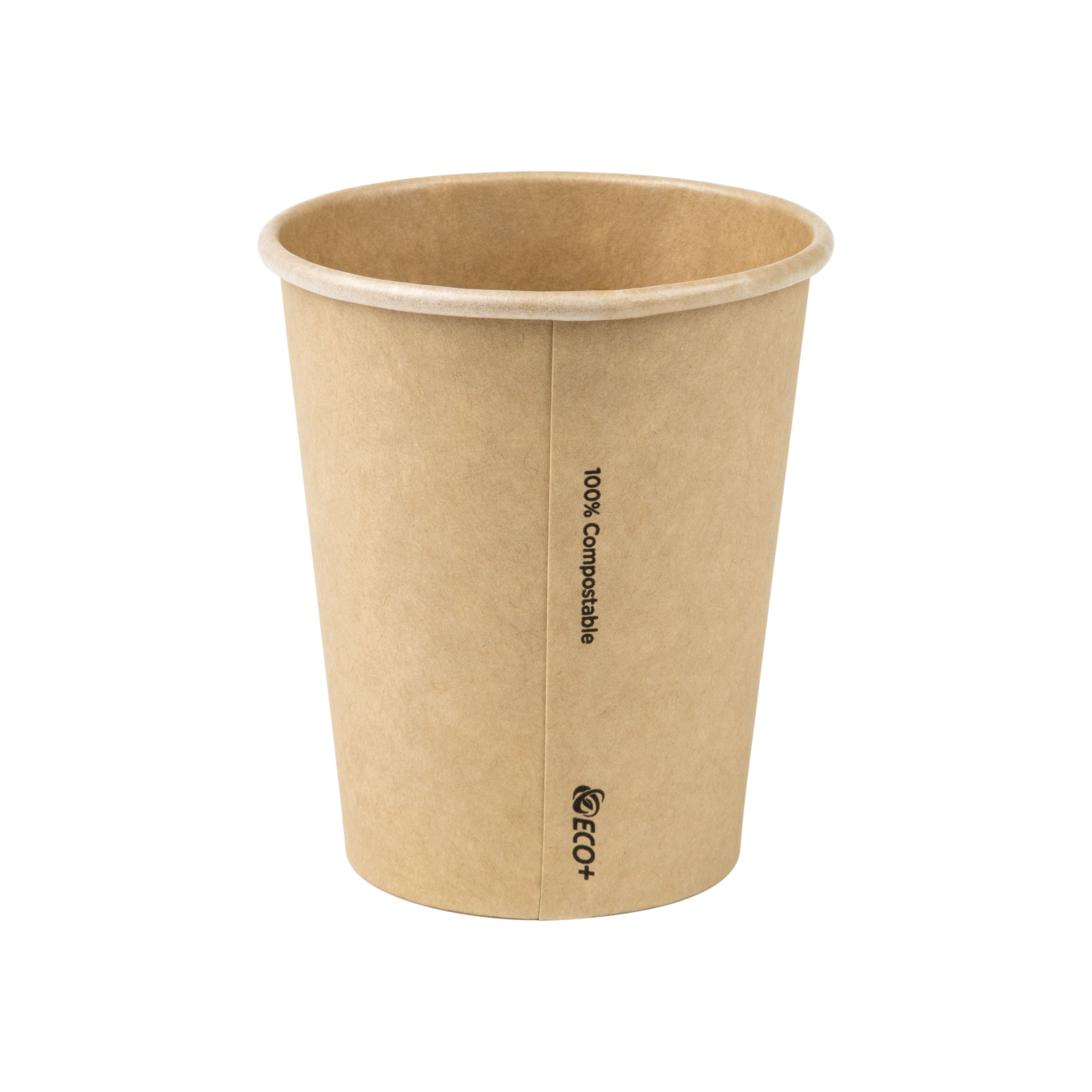 8oz PLA Raw Single Wall Hot Cup