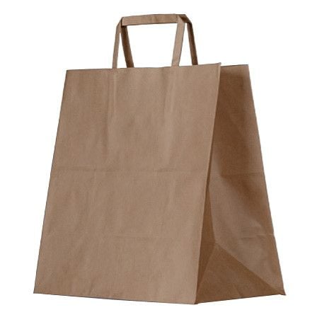 Brown Kraft Meal Delivery Bag