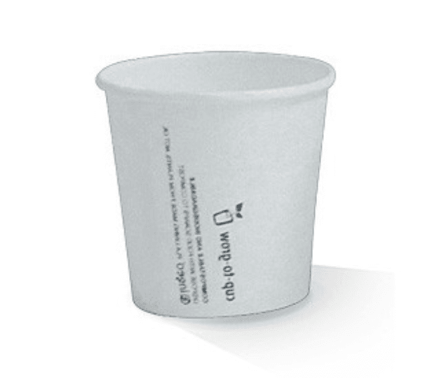 4oz PLA White Lined Single Wall Cup
