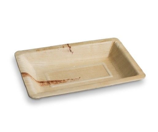 Rectangle Palm Leaf Plate-Medium