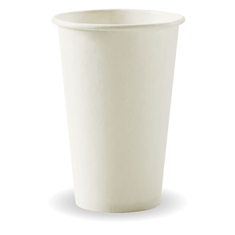 350ml/12oz(80mm) White Single Wall Biocup