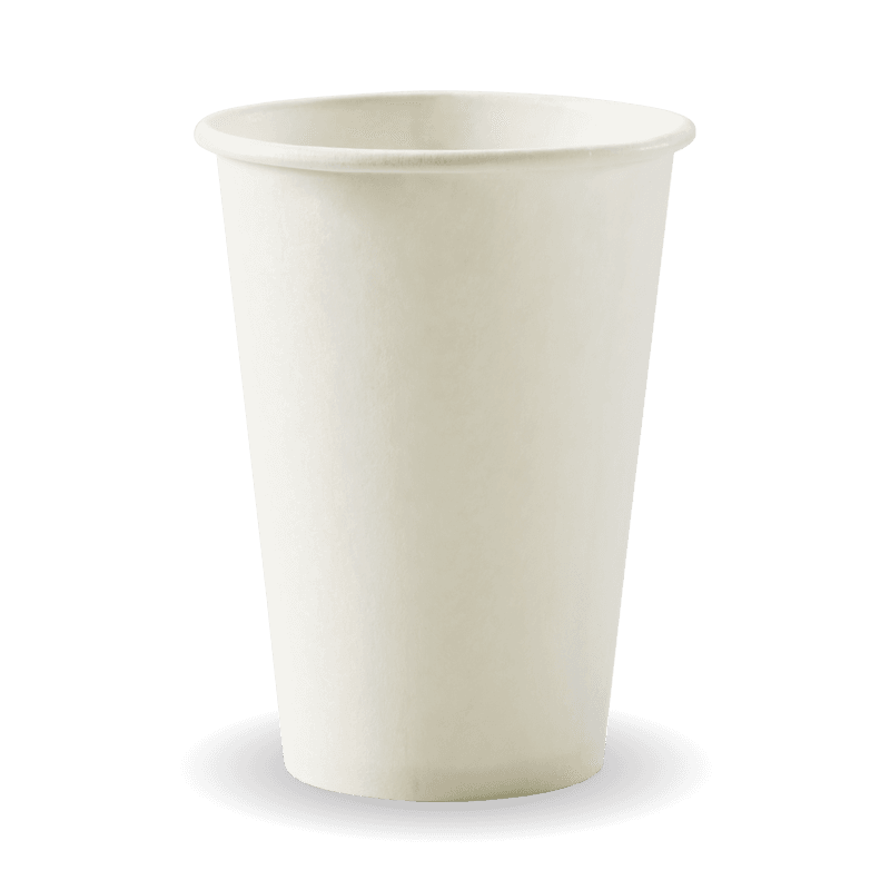 320ml/10oz(80mm) White Single Wall Biocup