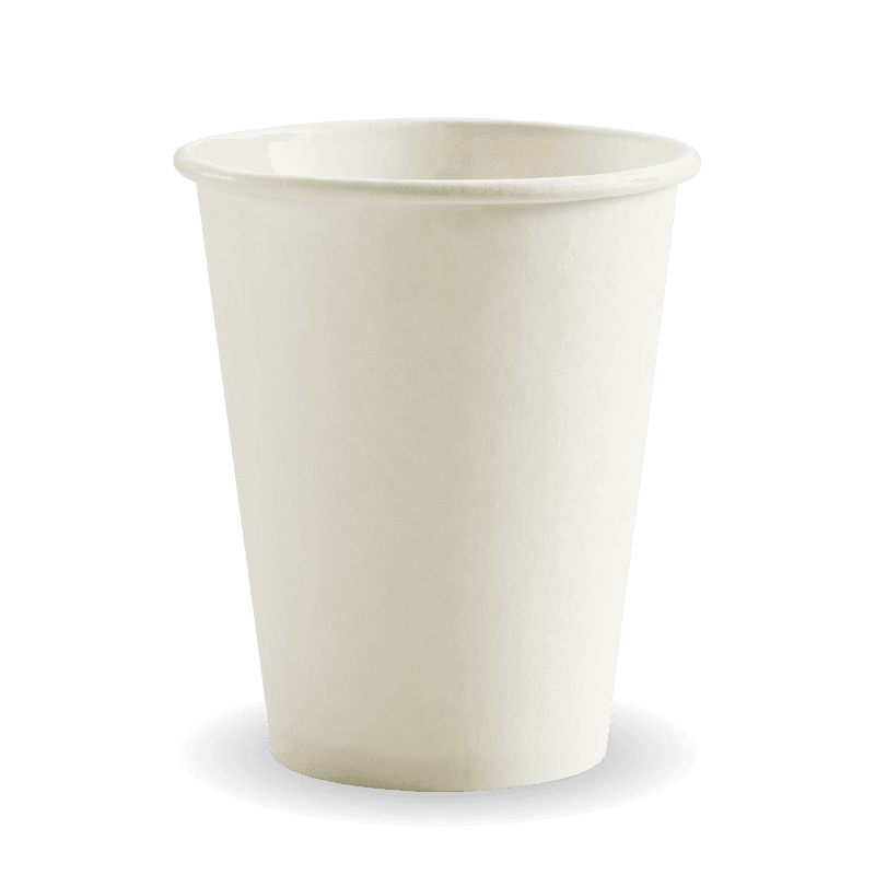280ml/8oz(80mm) White Single Wall Biocup