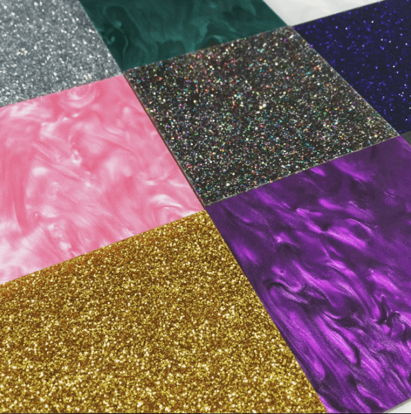 Coloured Acrylic Cast Pearlescent Sheet
