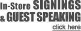 In Store Signings & Guest Speaking