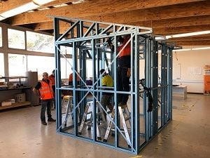 D2C Teachers learning PD sessions for Steel Framing and Trusses