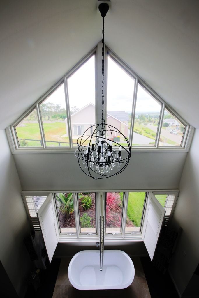 Raked Aluminium Windows