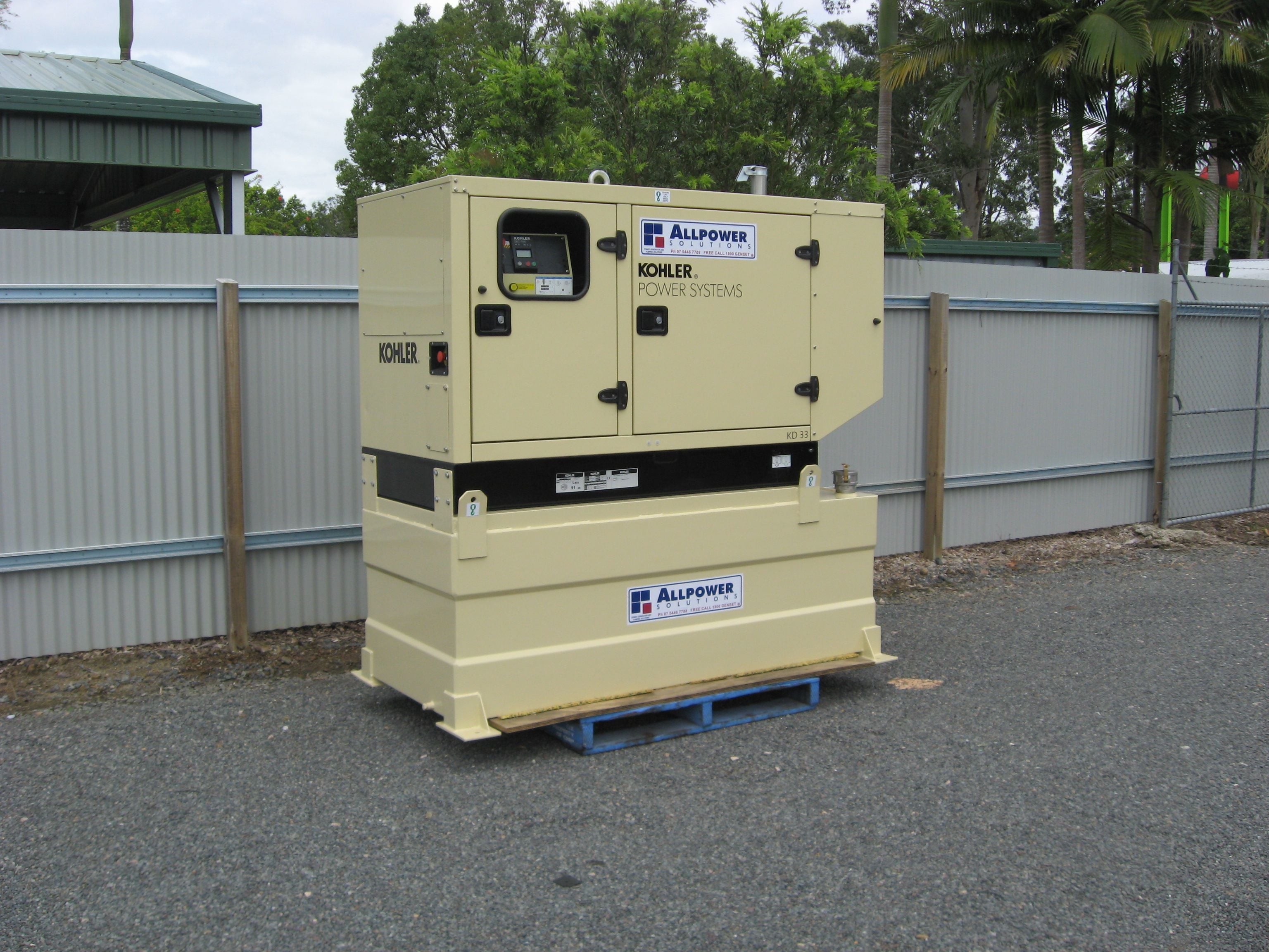 Generator Bunded Base Fuel Tanks