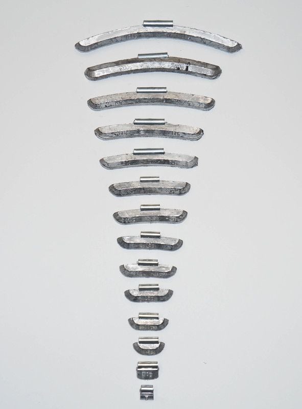 Steel Rim Clip On Wheel Weights