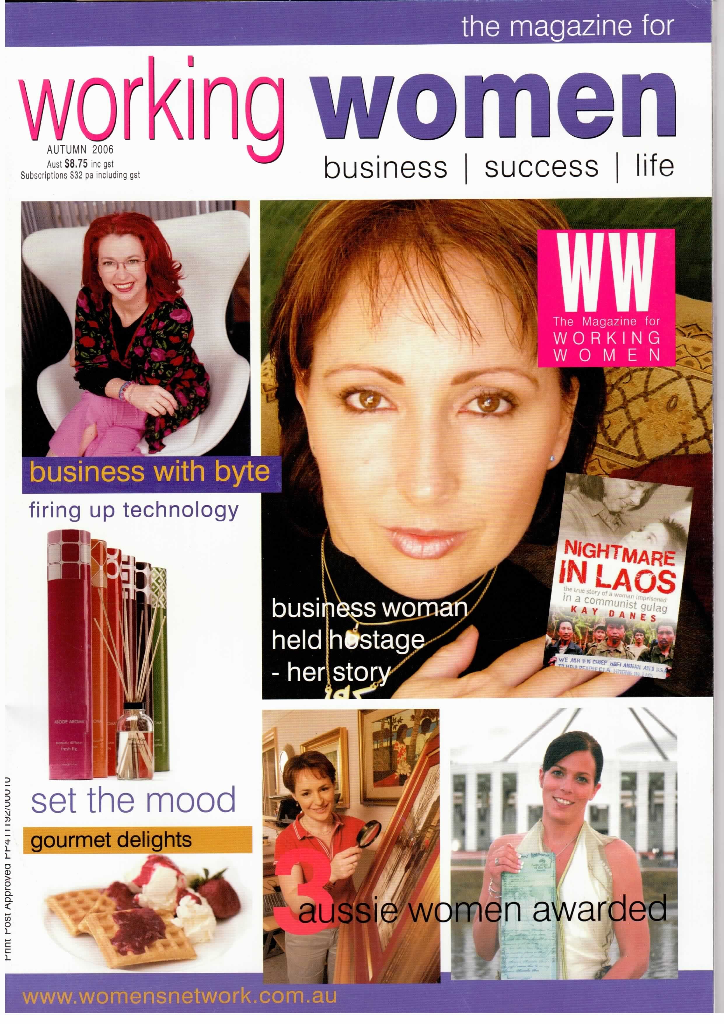 Working women magazine cover automn 2006