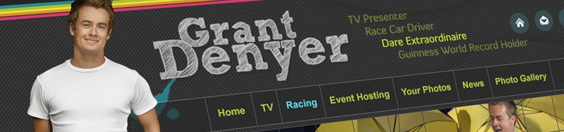 Grant Denyer's Bloomtools website perfectly suits his image and needs Grant Denyer's Bloomtools website perfectly suits his image and needs