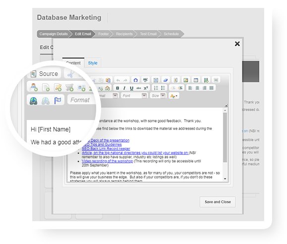 Email Editor | Email Marketing | Database Marketing | DBM | Website Builder Email Editor | Email Marketing | Database Marketing | DBM | Website Builder