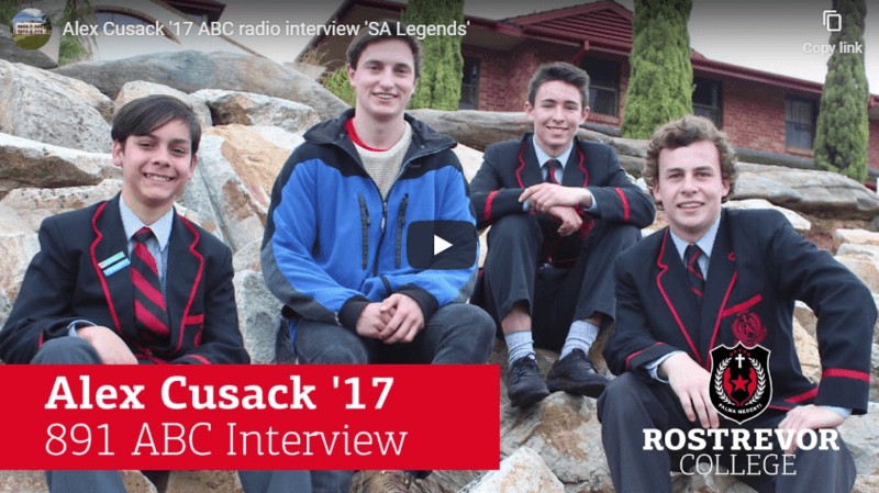 Alex Cusack '17 ABC 891 Interview