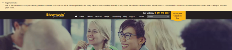 How to put a COVID-19 notification on your website