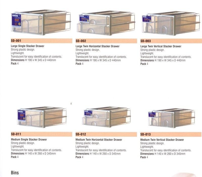 Oates Stackable Drawers
