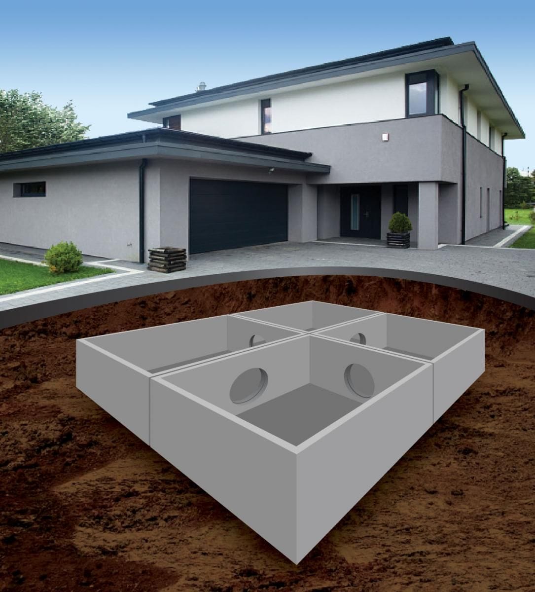 building an underground water tank